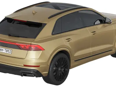 Audi Q8 2024 3D model