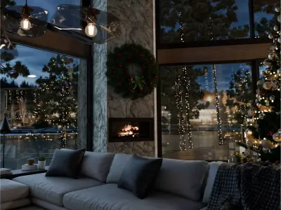 Christmas chalet Pine Haven 3D model