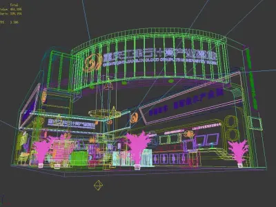 Exhibition - Area - 18X9-3DMAX2009-011 3D model