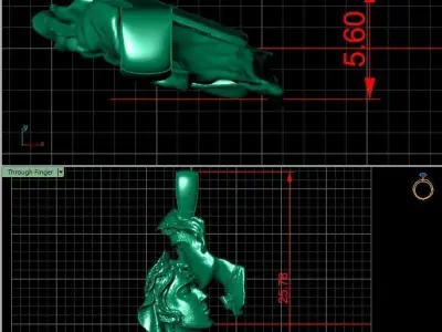 Necklace Kiss Pendant Jewelry 3D print model