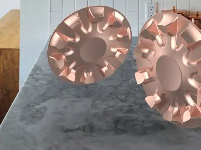 Car Wheel-Rim Cover 3D model