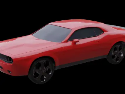 Blender Dodge Challenger 3D model