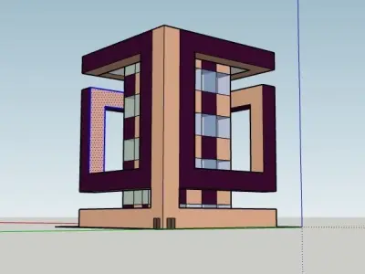 Magical Cube Tower 3D model
