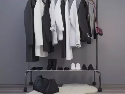 set of clothes 3D model