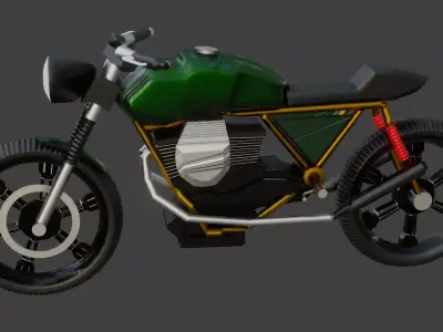 First bike Free low-poly 3D model