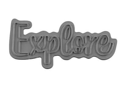 Explore Neon Sign 3D model