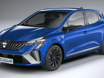 Renault Clio 2024 3D model