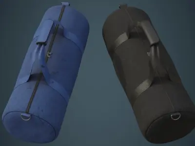 Gym Bag 1D Low-poly 3D model