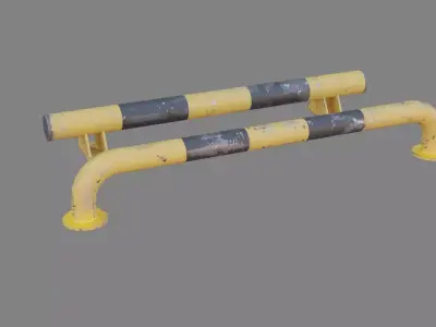 pipes Low-poly 3D model