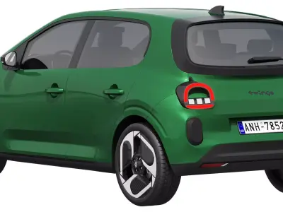 Renault Twingo E-Tech EV 2027 3D model