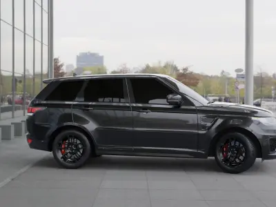 range rover svr 2016 Low-poly 3D model