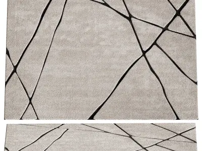 Contemporary carpet 25 3D model