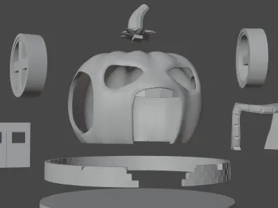 Halloween Home 3D print model