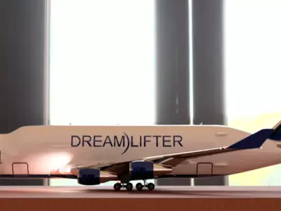 Boeing 747-400 DreamLifter Table Top 3D printable Aircraft Model 3D print model