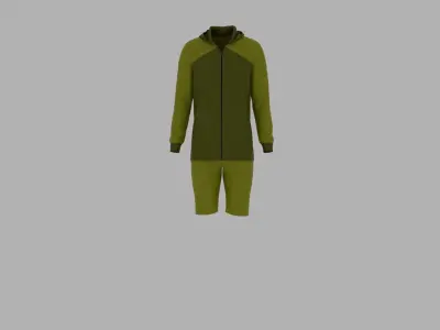 Sport Suit Low-poly 3D model 51