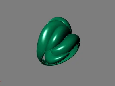 Women Ring Plain Ring Ready STL 3DM Models Womens Rings 3D print model purchase
