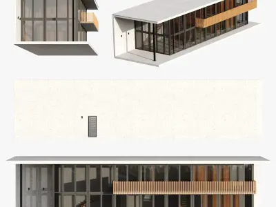 Modern Villa 3D model shop