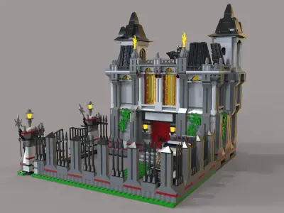 Lego jail 3D model
