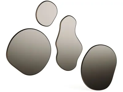 Ferme Living Pond Luxury Mirror Low-poly 3D model