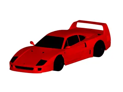 Ferrari F40  3D model