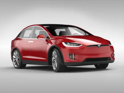 Tesla Model X 2017 3D model