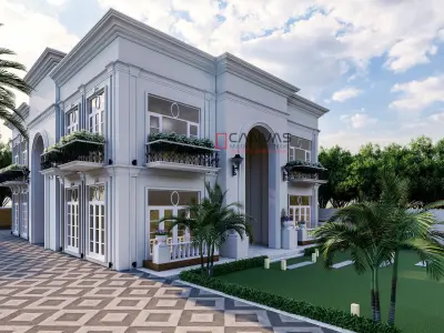 3D Classic Villa Day and Night views Lumion 10 - 3ds max 3D model
