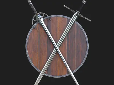 Swords Decor 3D model