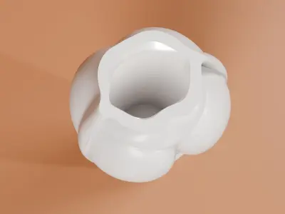 Buttocks shaped decorative vase - 3Dprint plant pot 3D print model