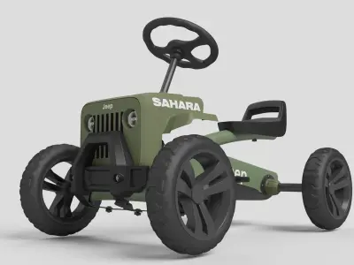 berg jeep sahara 3D model