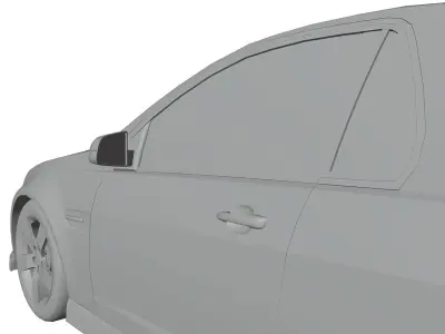 Australian pickup unbranded 3D model