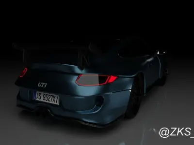 Porshe 911 GT3 RS 3D model 3D model