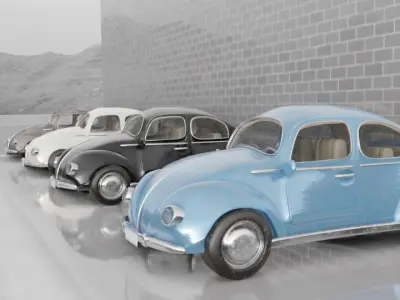Beetle - Fusca 3D model