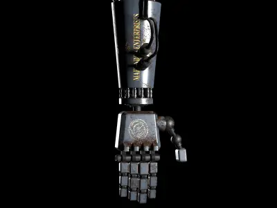Robot Hand Free low-poly 3D model