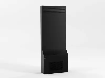 Digital Advertising Billboard 3D Model Low-poly 3D model