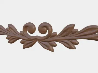 Frame Decor For Wood Carving 3D print model purchase