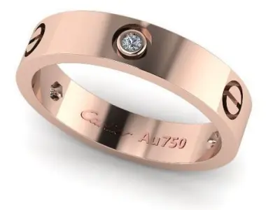 10 car  ring 3D print model