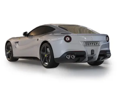 Ferrari f12 berlinetta car 3d model Low-poly 3D model