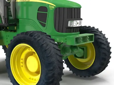 Tractor John Deere 7330 3D model