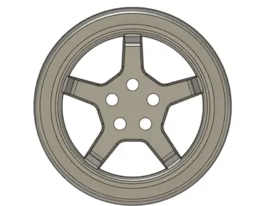 Welly Mercedes AMG Rims Model 3D print model