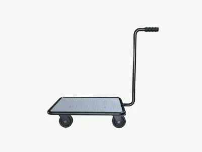 Push Cart Dolly Low-poly 3D model