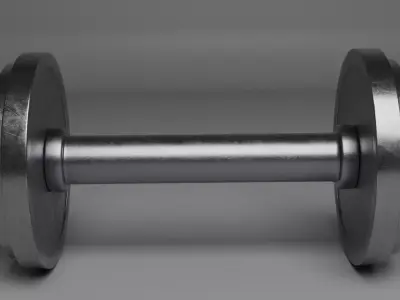 Adjustable dumbbell 3D model