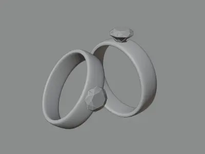 Luxury Ring 3D model purchase