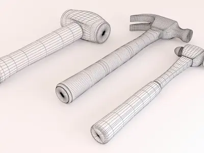 Hammers three 3D model