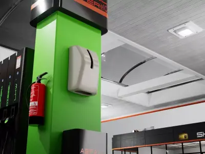 Gas Station 3D model