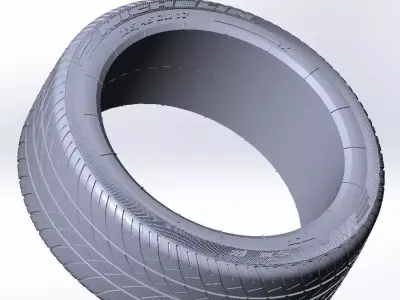  Michelin F1 tires 3D model