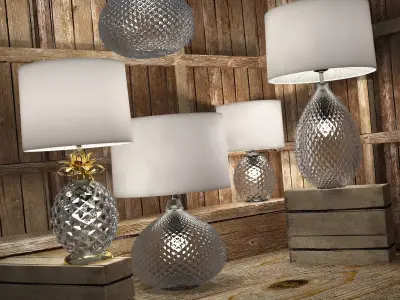 Decorative lamps Glamour 3D model