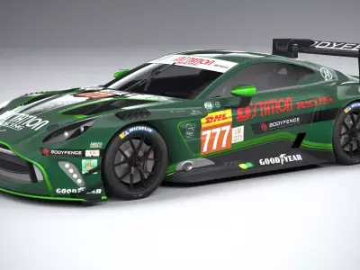 Aston Martin Vantage GT3 2023 3D model