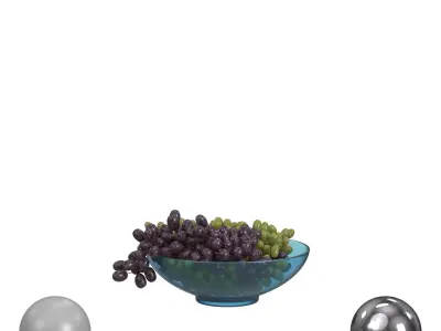 grapes decor 3D model