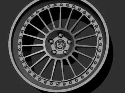 HRE Classic Series 309 Wheels Rims 3D Print Ready Model 3D print model
