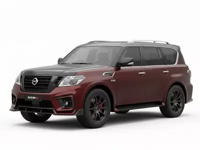High Performance Sport Utility Vehicle Low-poly 3D model
